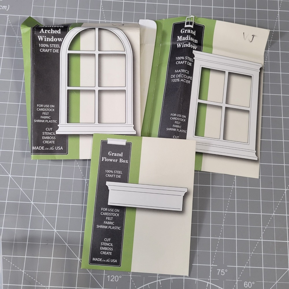 Memory Box Grand Madison Arched Window Flower Box Steel Craft Dies 3 Piece